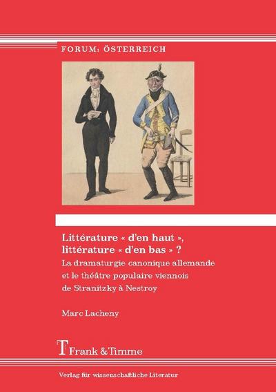 Littérature ’ d’en haut ’, littérature ’ d’en bas ’ ?
