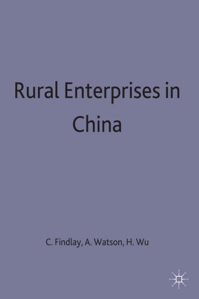 Rural Enterprises in China