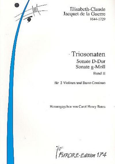 Triosonaten Band 2für 2 Violinen und Bc