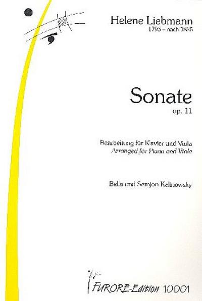 Sonate op.11: für Viola und Klaviernach der Sonate für Violoncello und Klavier