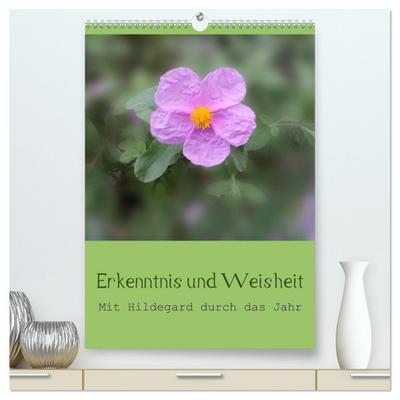Erkenntnis und Weisheit - Hildegard von Bingen (hochwertiger Premium Wandkalender 2025 DIN A2 hoch), Kunstdruck in Hochglanz