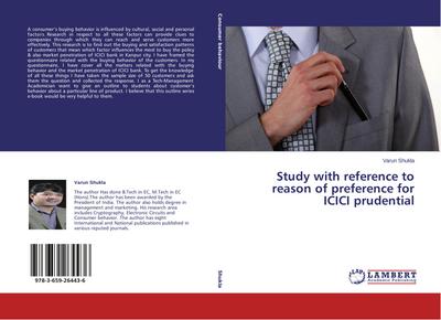 Study with reference to reason of preference for ICICI prudential