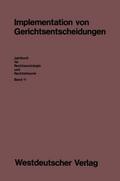 Implementation von Gerichtsentscheidungen