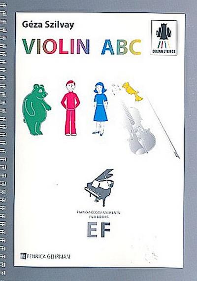 Colour Strings Violin ABC piano accompaniments for book E and F