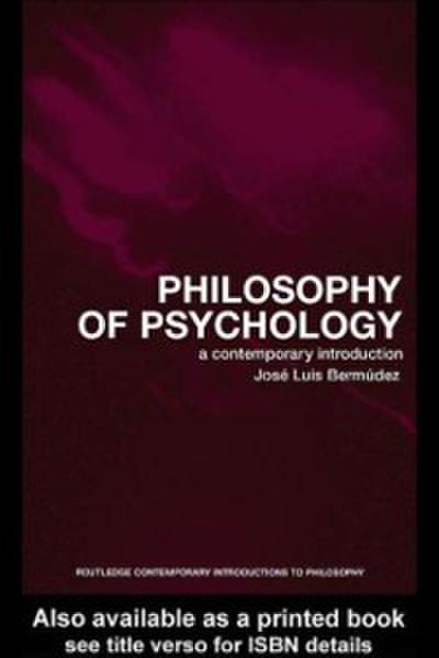 Philosophy of Psychology