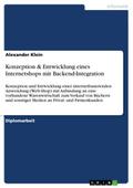 Konzeption & Entwicklung eines Internetshops m
