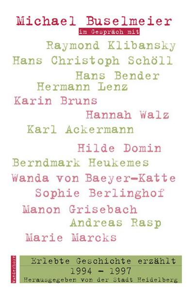 Erlebte Geschichte erzählt 1994-1997