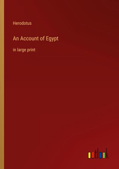 An Account of Egypt