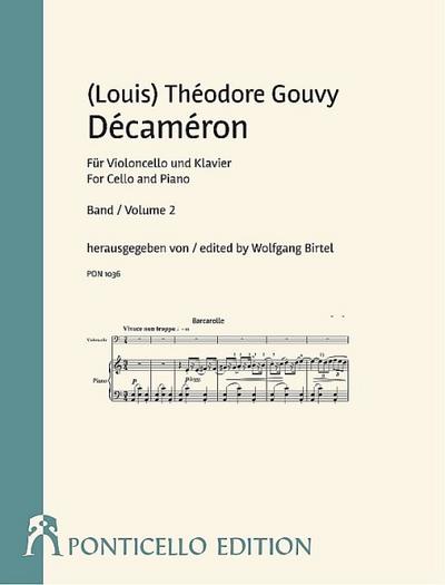 Décameron op.28 Band 2 (Nr.6-10)für Violoncello und Klavier
