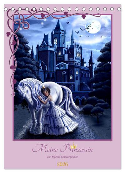 Meine Prinzessin (Tischkalender 2026 DIN A5 hoch), CALVENDO Monatskalender