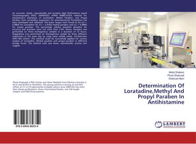 Determination Of Loratadine, Methyl And Propyl Paraben In Antihistamine
