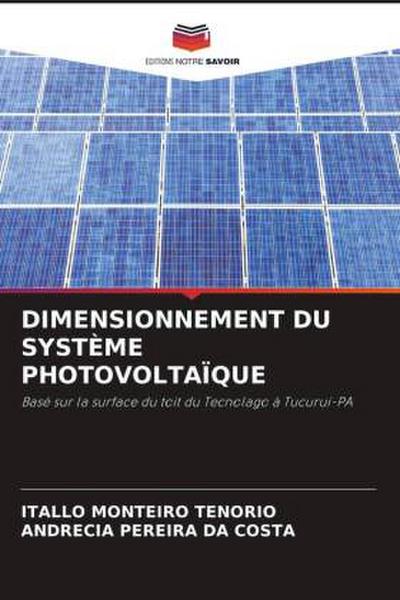 DIMENSIONNEMENT DU SYSTÈME PHOTOVOLTAÏQUE