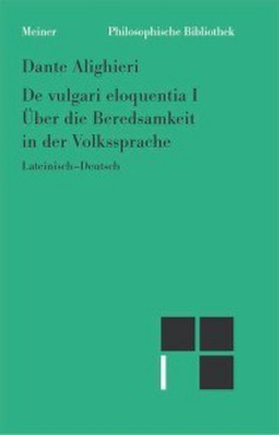 Über die Beredsamkeit in der Volkssprache