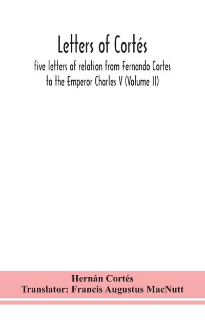 Letters of Cortés