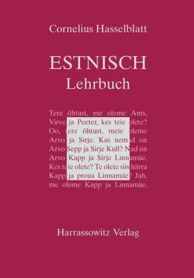 Lehrbuch des Estnischen