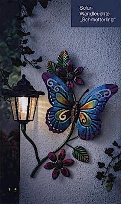 Solar-Wandleuchte ``Schmetterling``