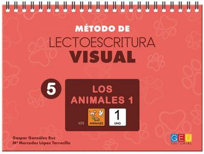Método de lectoescritura visual 4. Los animales 1