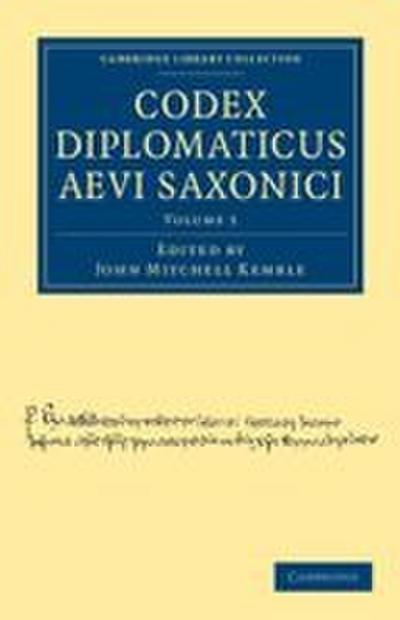 Codex Diplomaticus Aevi Saxonici - Volume 5