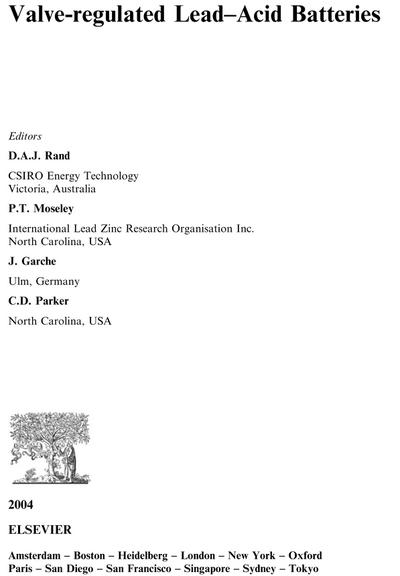 Valve-Regulated Lead-Acid Batteries