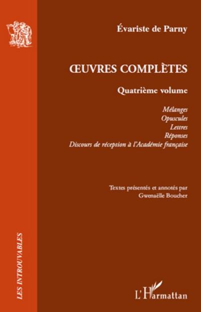 Oeuvres completes  4