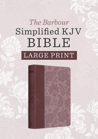 Barbour Simplified Kjv--Large Print [Plum & Paisley]