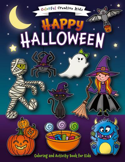 Happy Halloween Coloring and Activity Book