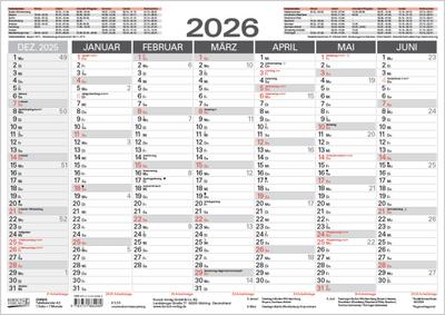 Tafelkalender A3 2026
