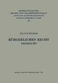 Bürgerliches Recht Erbrecht