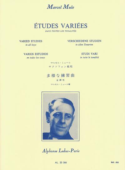 Études variées dans toutes les tonalitéspour saxophone