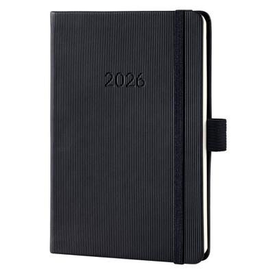 Wochenkalender Conceptum 2026, ca. A6, schwarz