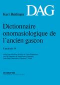 Dictionnaire onomasiologique de lancien gascon (DAG). Fascicule 19