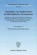 Strategien von Stadtwerken im liberalisierten Strommarkt