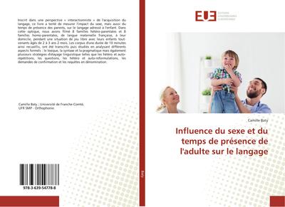 Influence du sexe et du temps de présence de l’adulte sur le langage