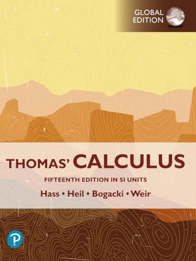 Thomas’ Calculus, SI Units