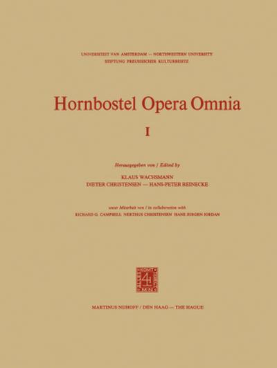 Hornbostel Opera Omnia