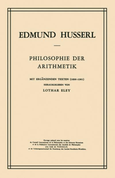 Philosophie der Arithmetik