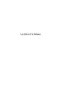 Glaive et la balance Lets de l’homme, justice constit