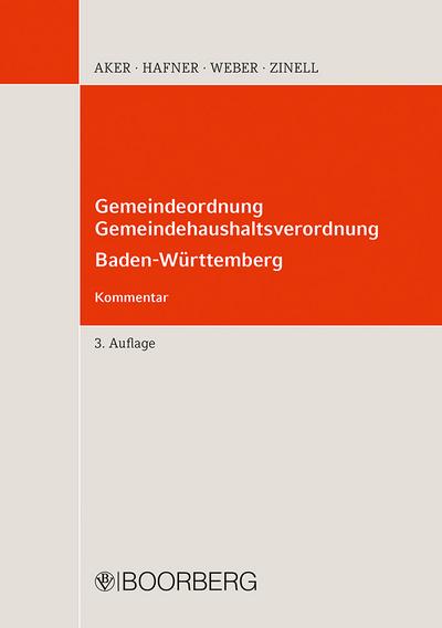 Gemeindeordnung, Gemeindehaushaltsverordnung Baden-Württemberg: Kommentar