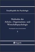 Methoden der Arbeits-, Organisations- und Wirtschaftspsychologie (B/III/3)