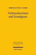 Verbraucherschutz und Grundgesetz