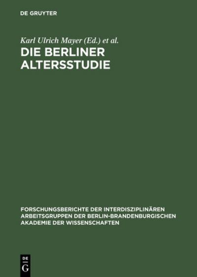 Die Berliner Altersstudie