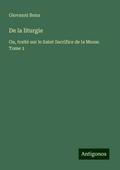 De la liturgie