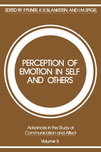 Perception of Emotion in Self and Others