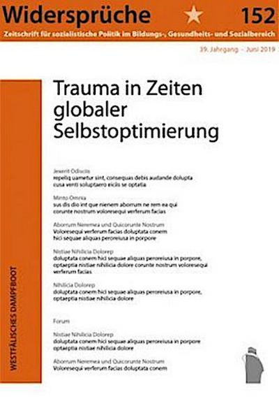Trauma in Zeiten globaler Selbstoptimierung