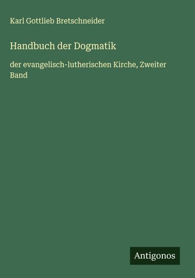 Handbuch der Dogmatik