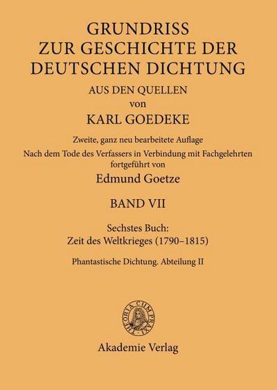 Siebentes Buch: Zeit des Weltkrieges (1790-1815)