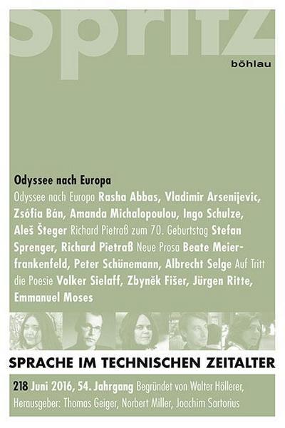 Sprache im technischen Zeitalter Odyssee nach Europa