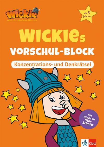 Wickie und die starken Männer: Wickies Vorschul-Block Konzentrations- und Denkrätsel: Vorschule ab 5 Jahren