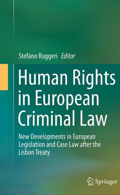 Human Rights in European Criminal Law
