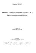 Banque et developpement durable